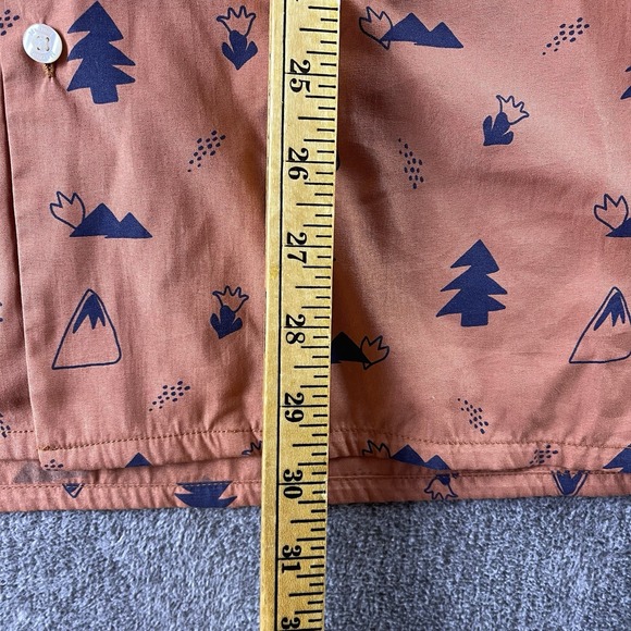 Marmot Mens Shirt XL Auburn Papyrus Pop Nature Muir Camp Novelty Loop Collar - Picture 4 of 8